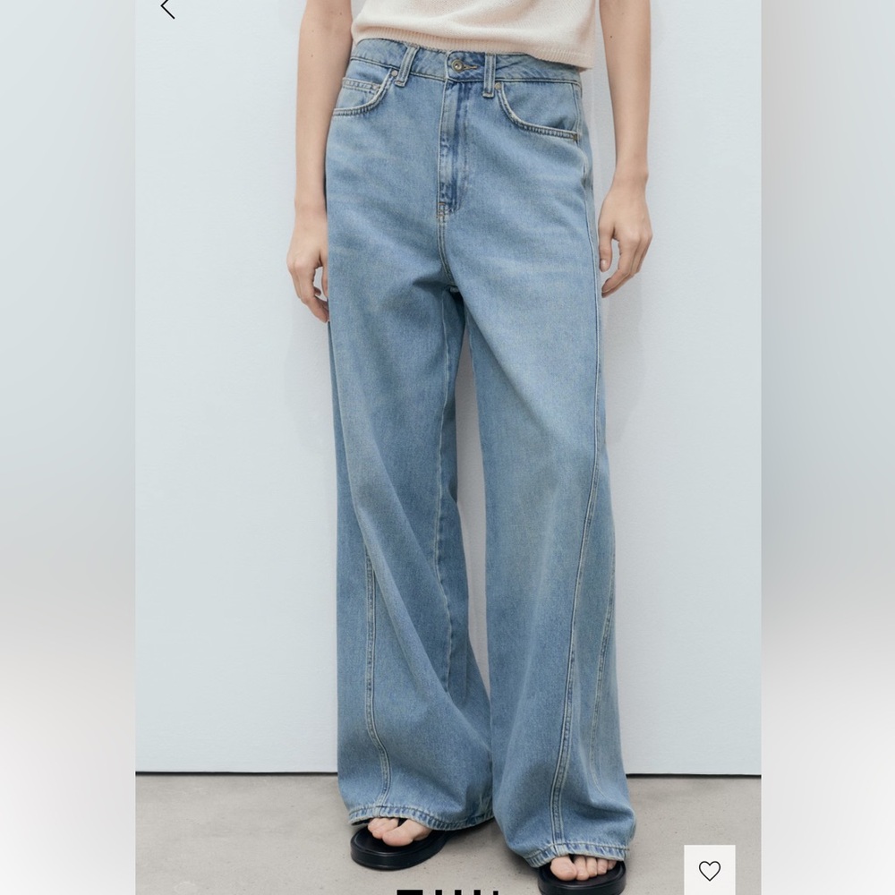 NWT Mango Wide Leg Jeans